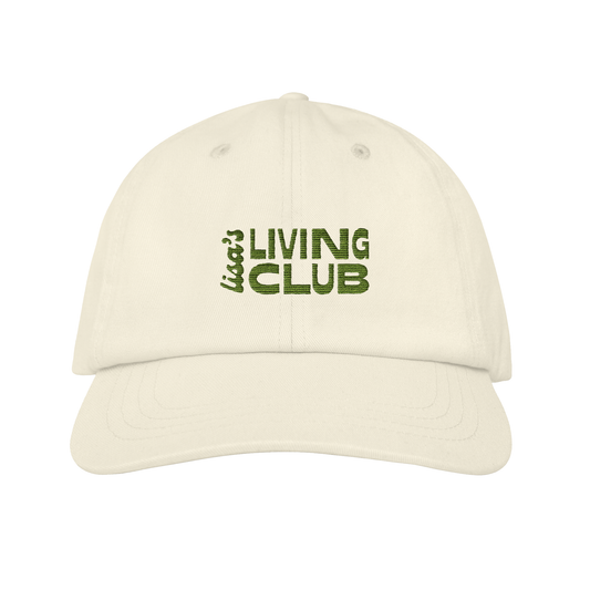 Lisa's Living Club Cap - Low-profile 6-panel dad cap